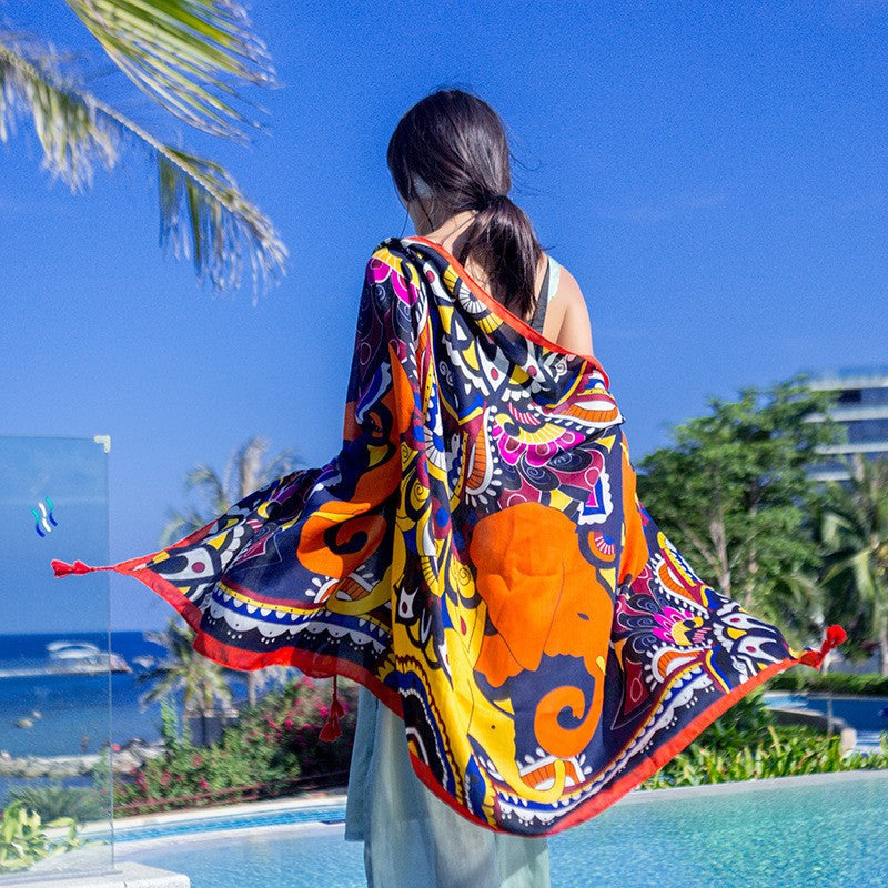 Amaya Ripple Ethnic Scarf