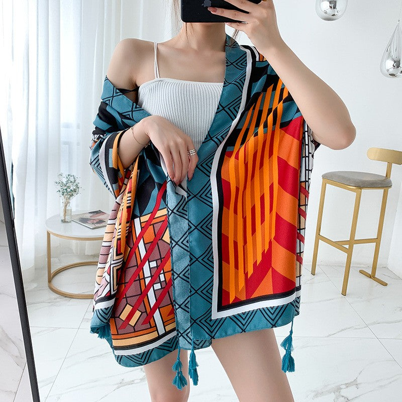 Amaya Ripple Ethnic Scarf