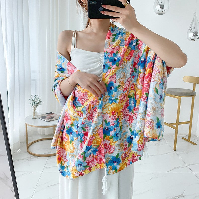 Amaya Ripple Ethnic Scarf