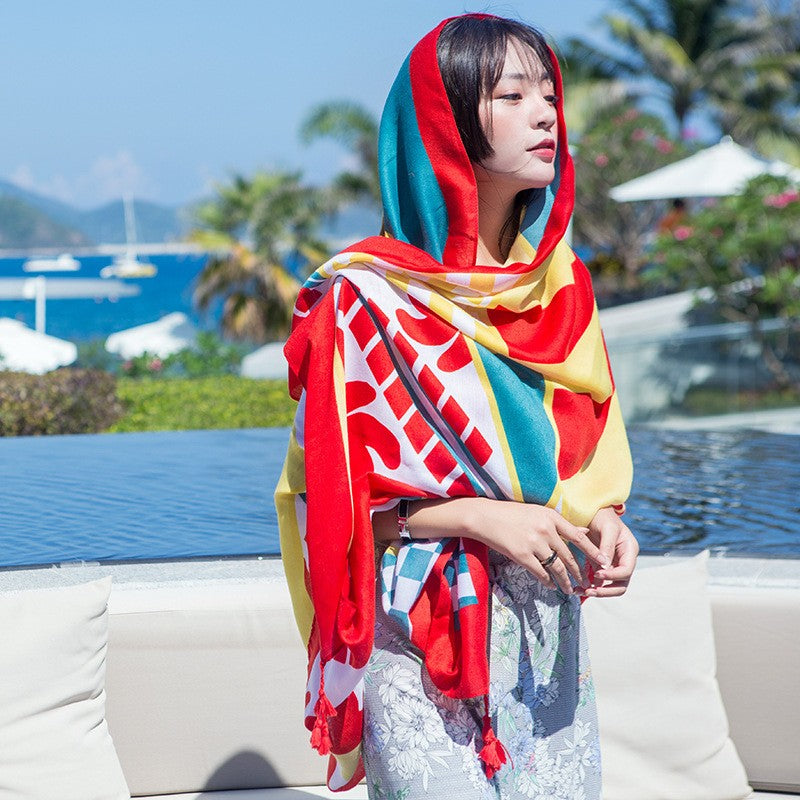Amaya Ripple Ethnic Scarf