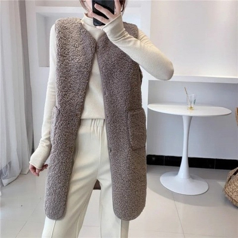 Aurelia Faux Shearling Vest