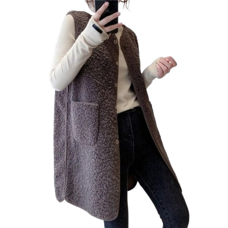 Aurelia Faux Shearling Vest
