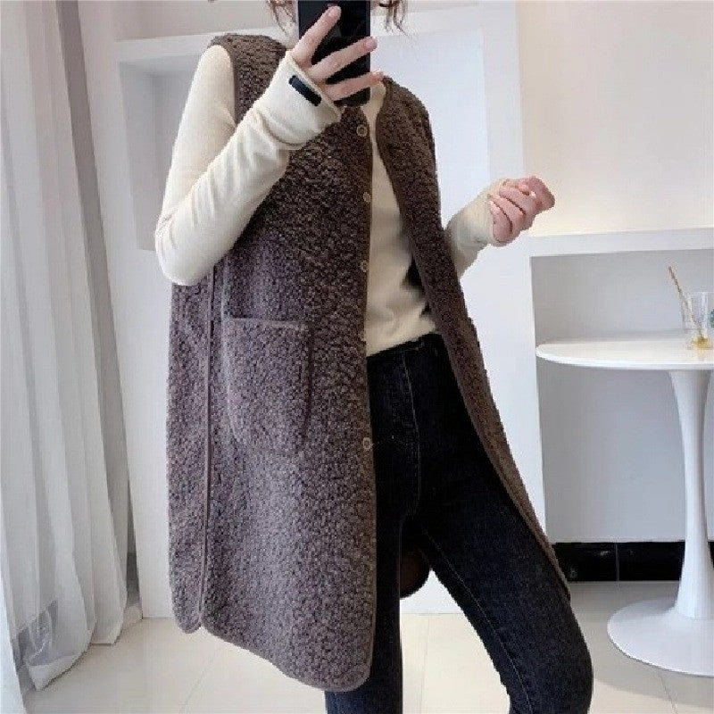 Aurelia Faux Shearling Vest