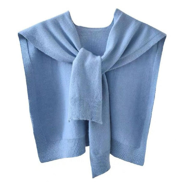 Aurelia Knitted Shawl Vest