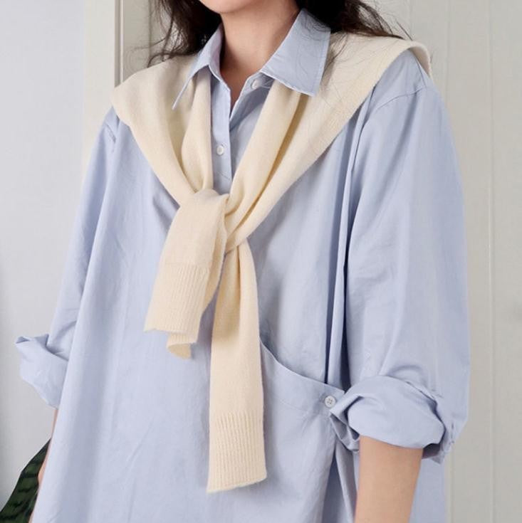 Aurelia Knitted Shawl Vest