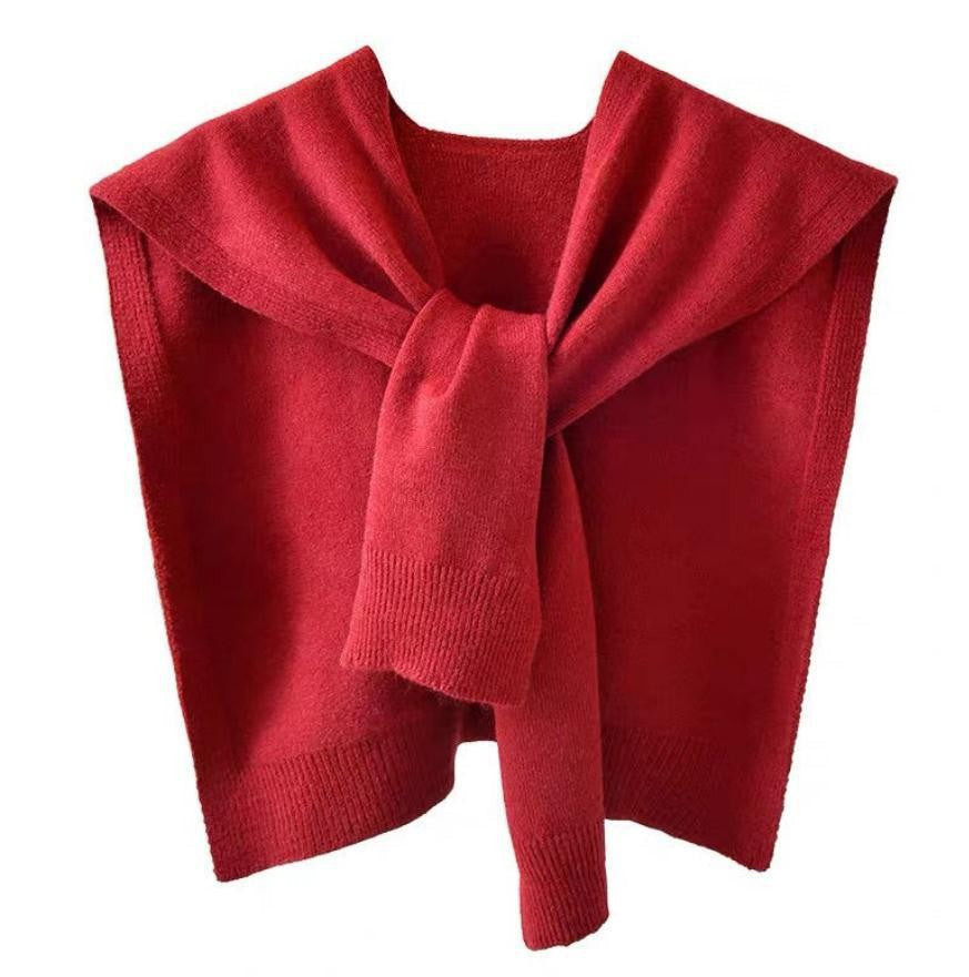 Aurelia Knitted Shawl Vest
