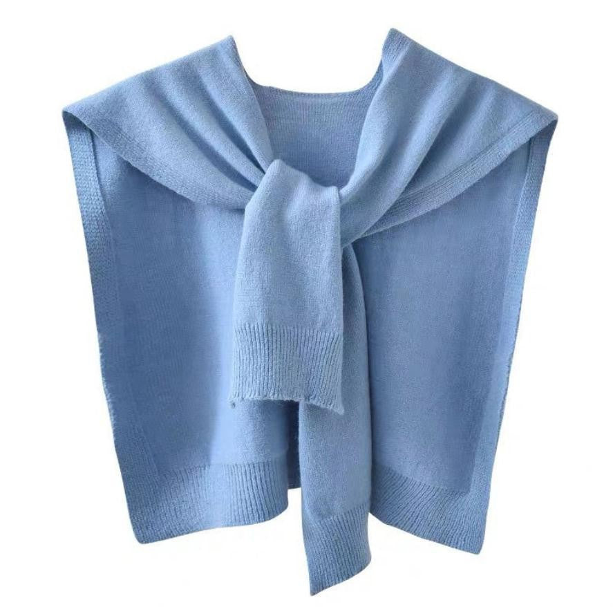 Aurelia Knitted Shawl Vest