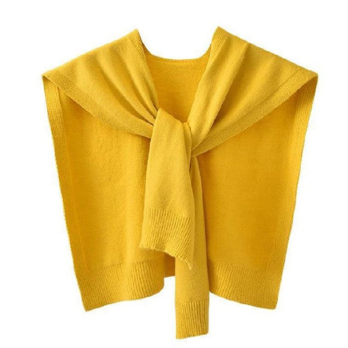 Aurelia Knitted Shawl Vest