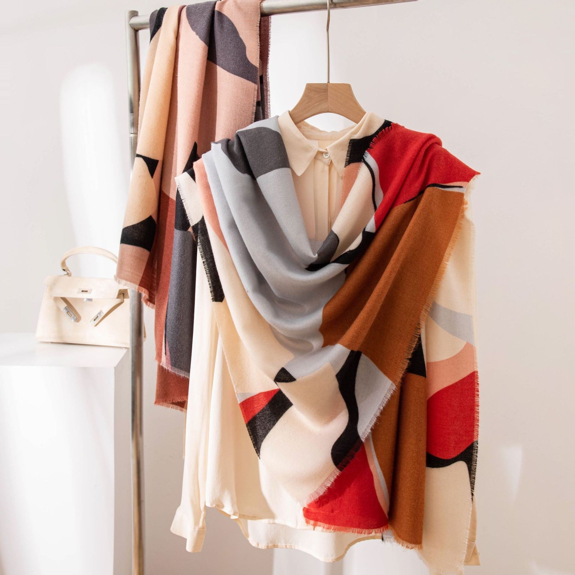 Aurelle Cashmere-Feel Scarf