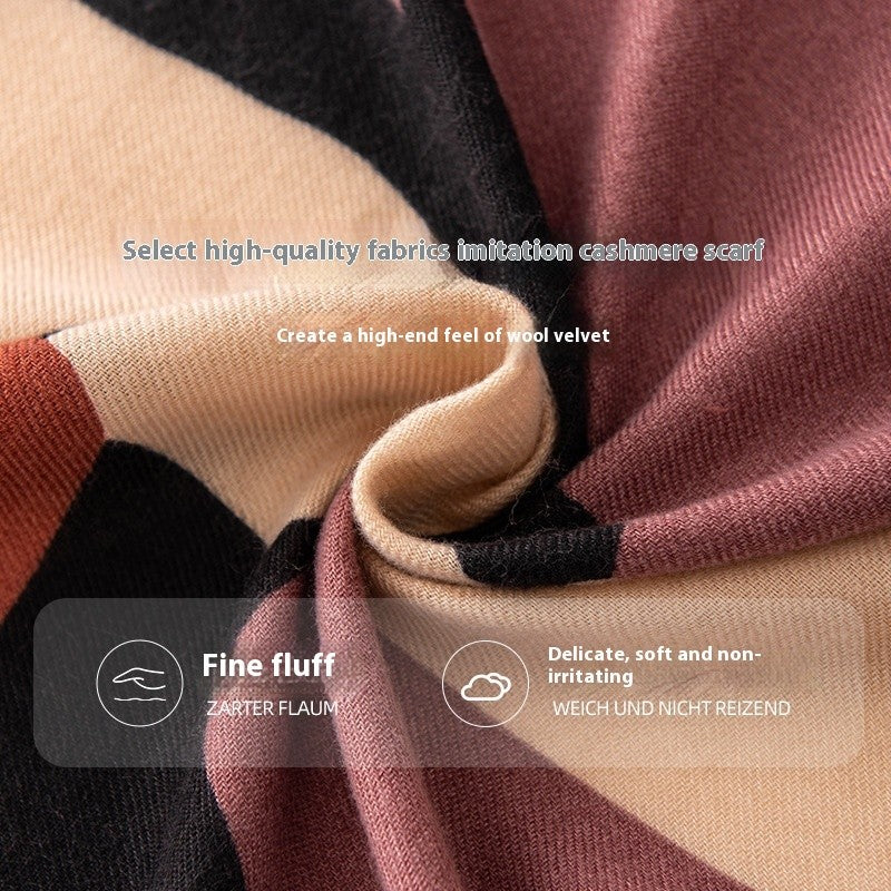 Aurelle Cashmere-Feel Scarf