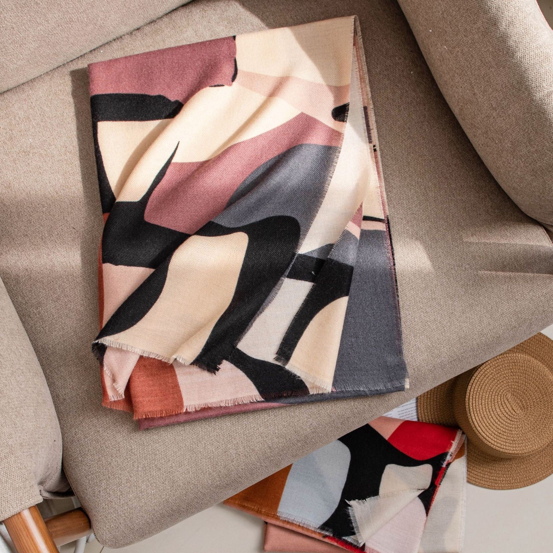 Aurelle Cashmere-Feel Scarf