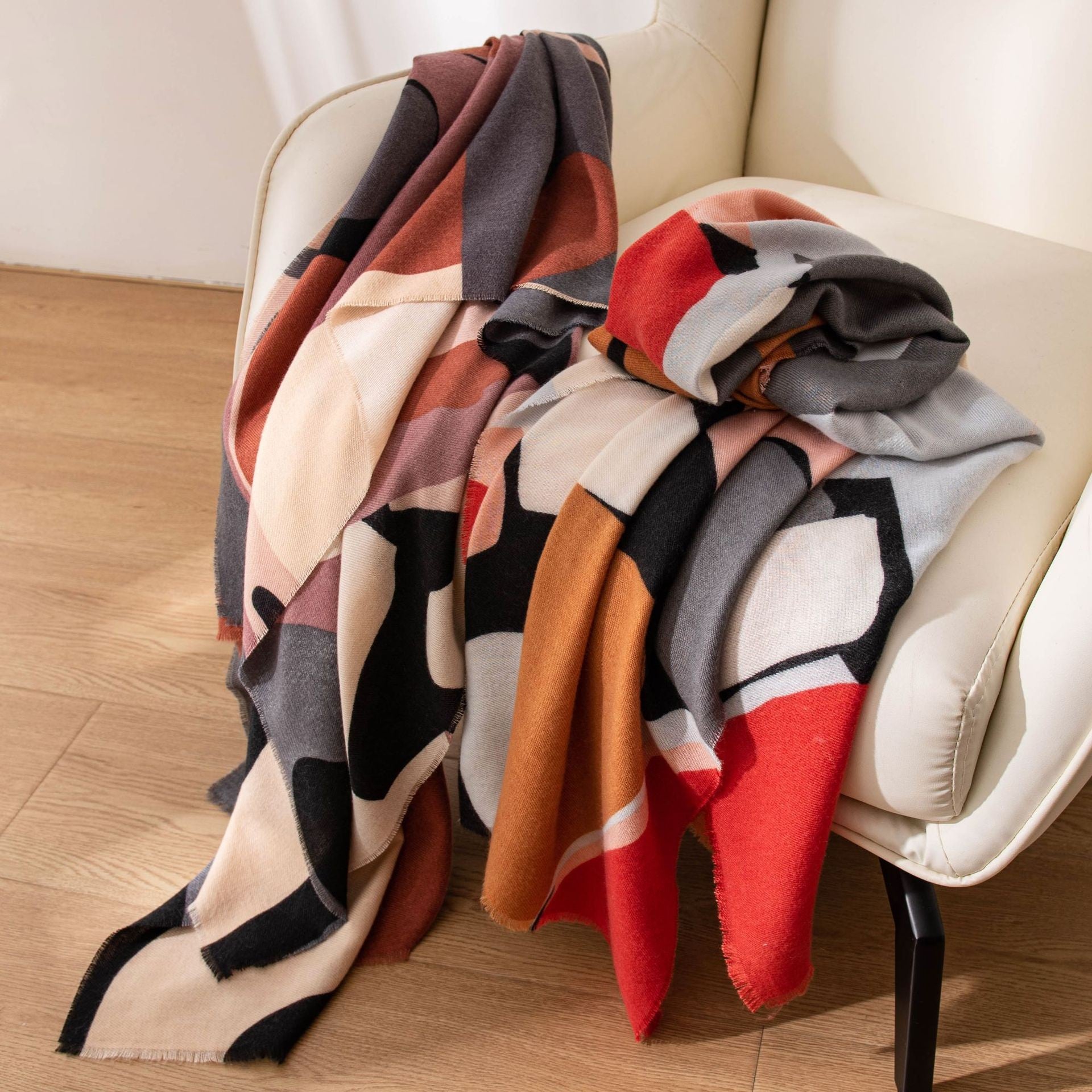 Aurelle Cashmere-Feel Scarf