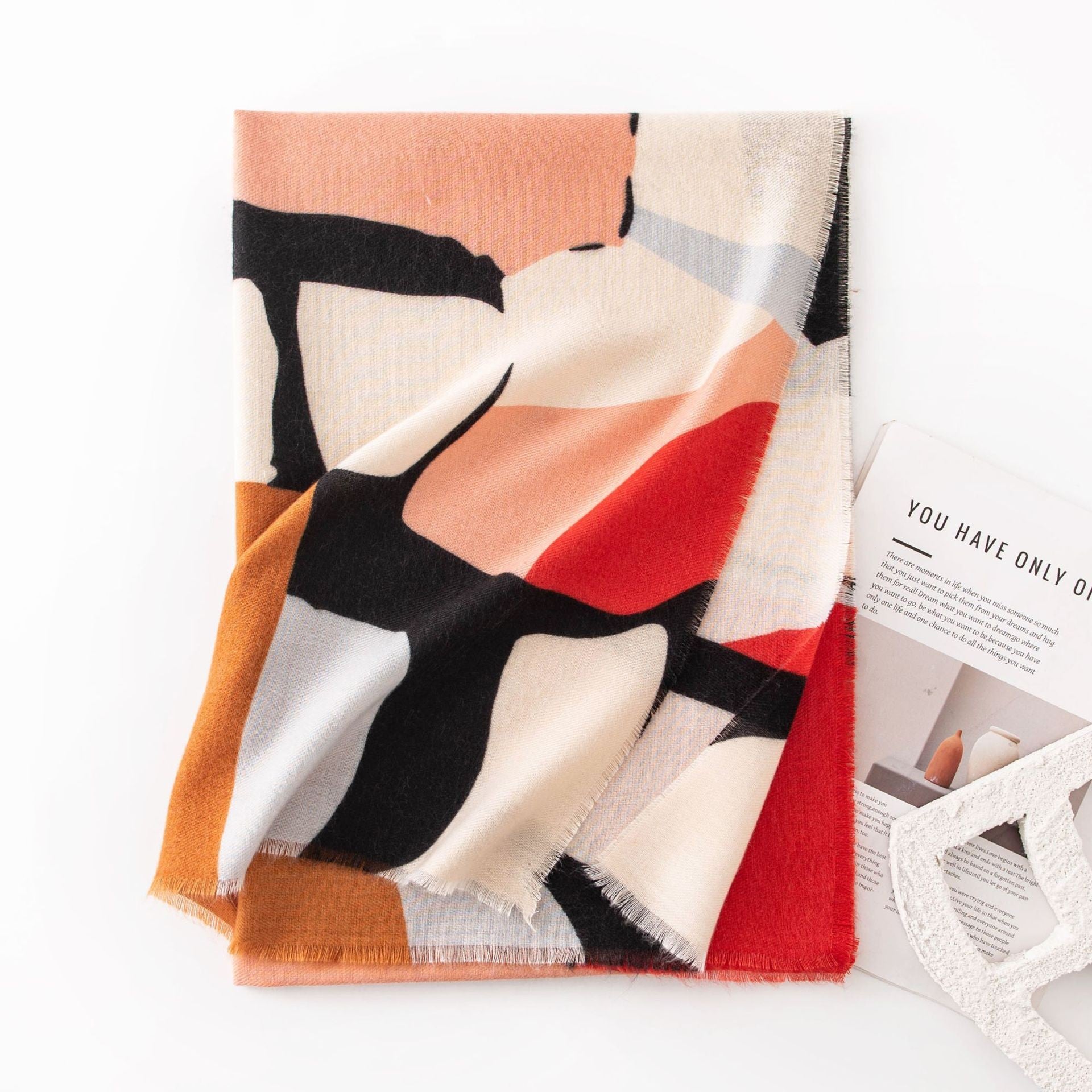 Aurelle Cashmere-Feel Scarf