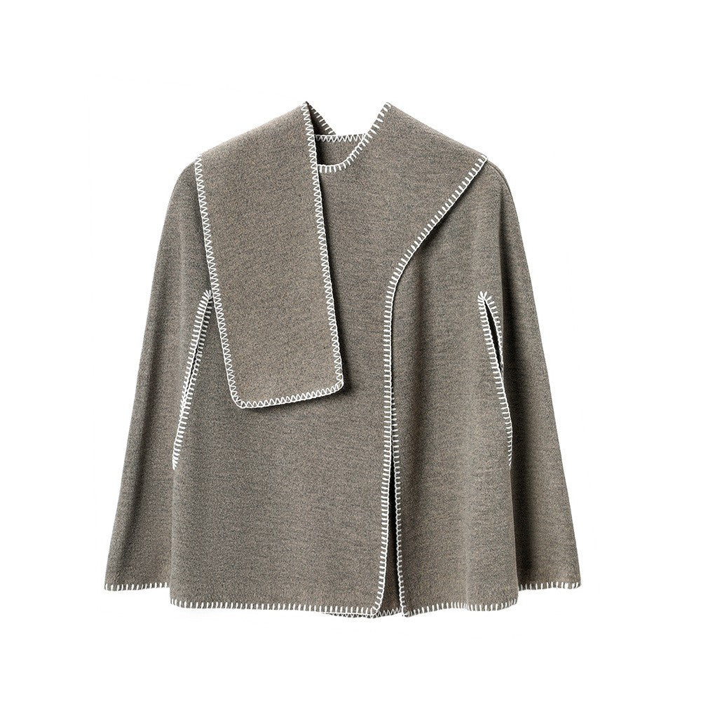 Elenora Double-Faced Wool Shawl