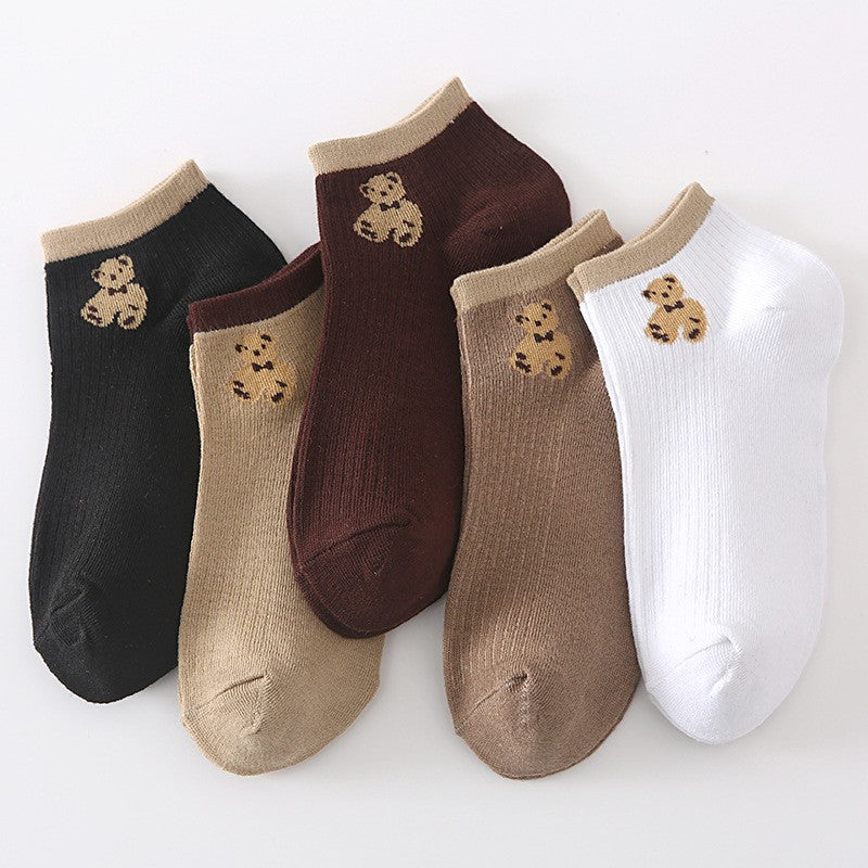 Kuma Bear Low-Cut Socks