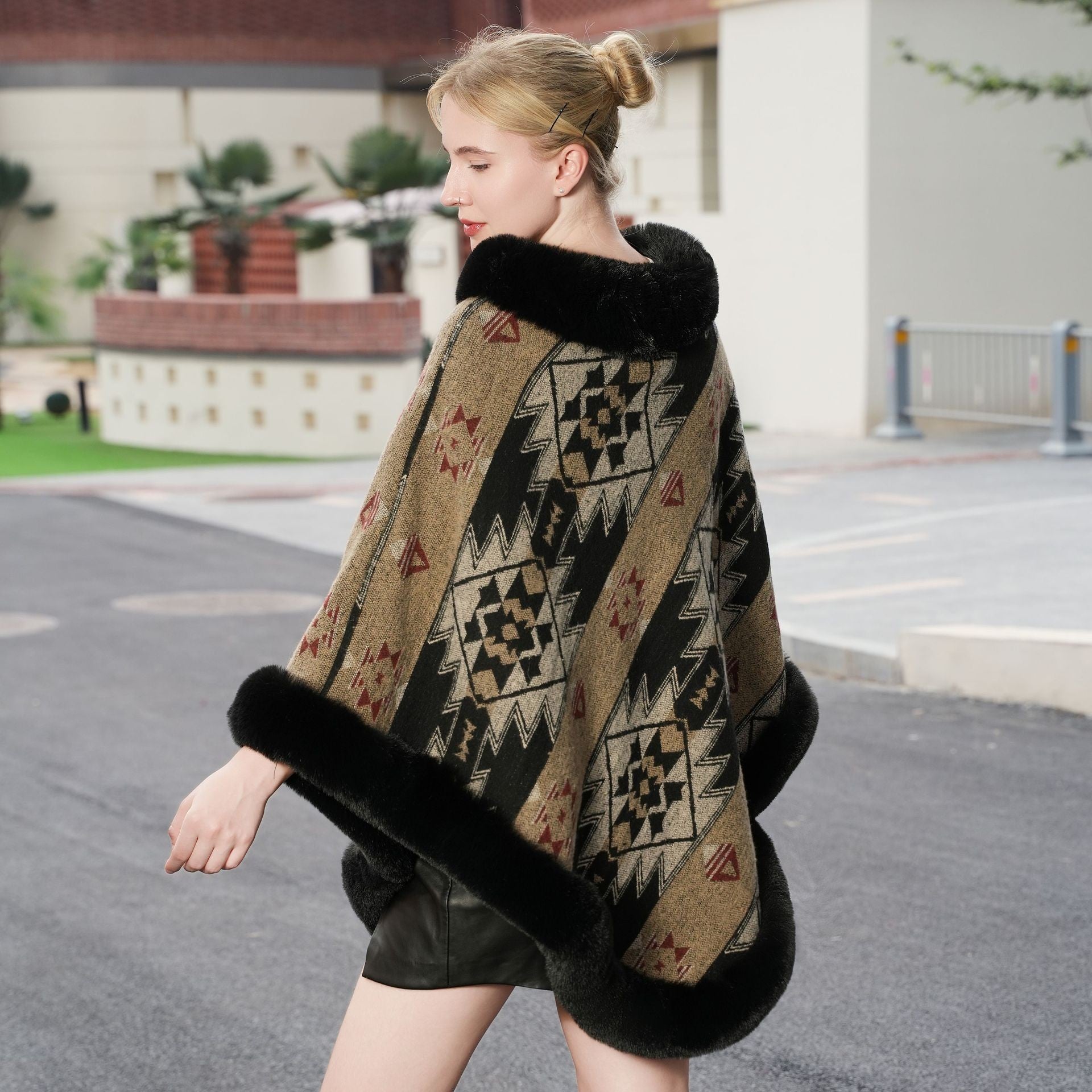 Lyra Knitted Cloak Shawl