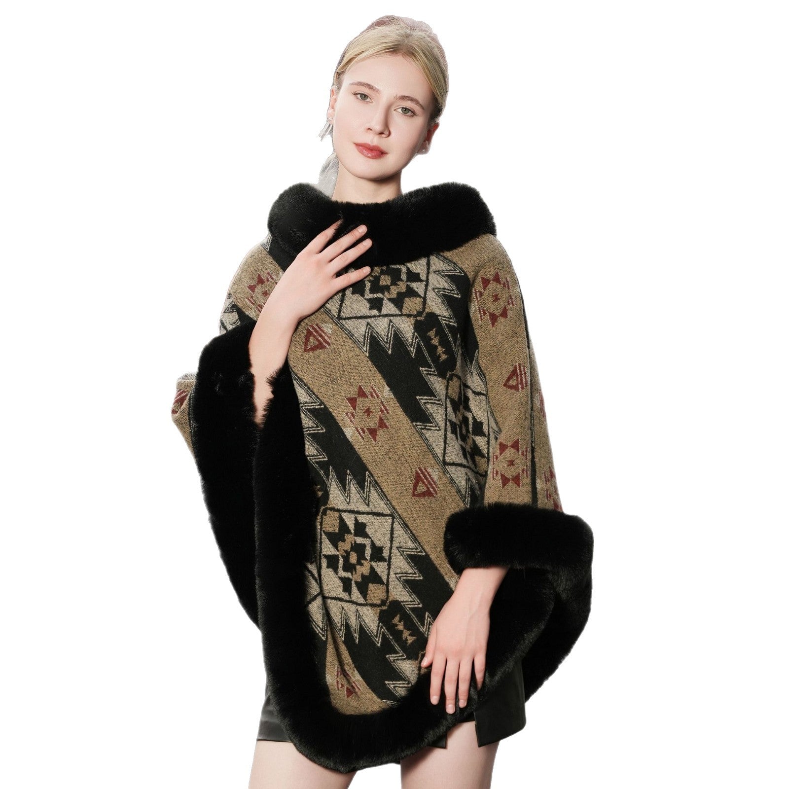 Lyra Knitted Cloak Shawl