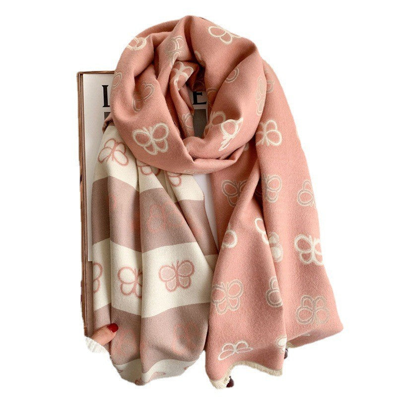 Marisol Double-Faced Cashmere Scarf