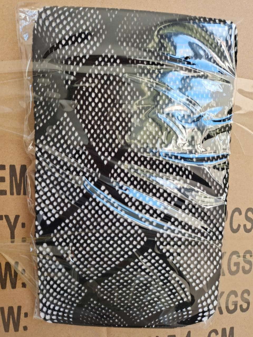 Noire Striped & Jacquard Pantyhose