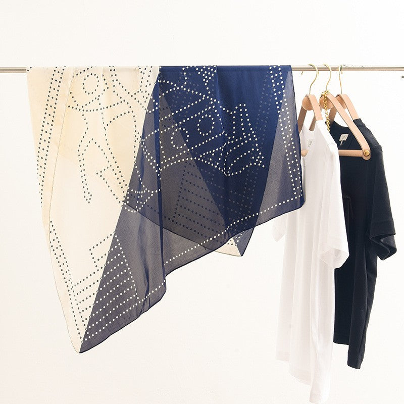Safira Zebra Silk Scarf