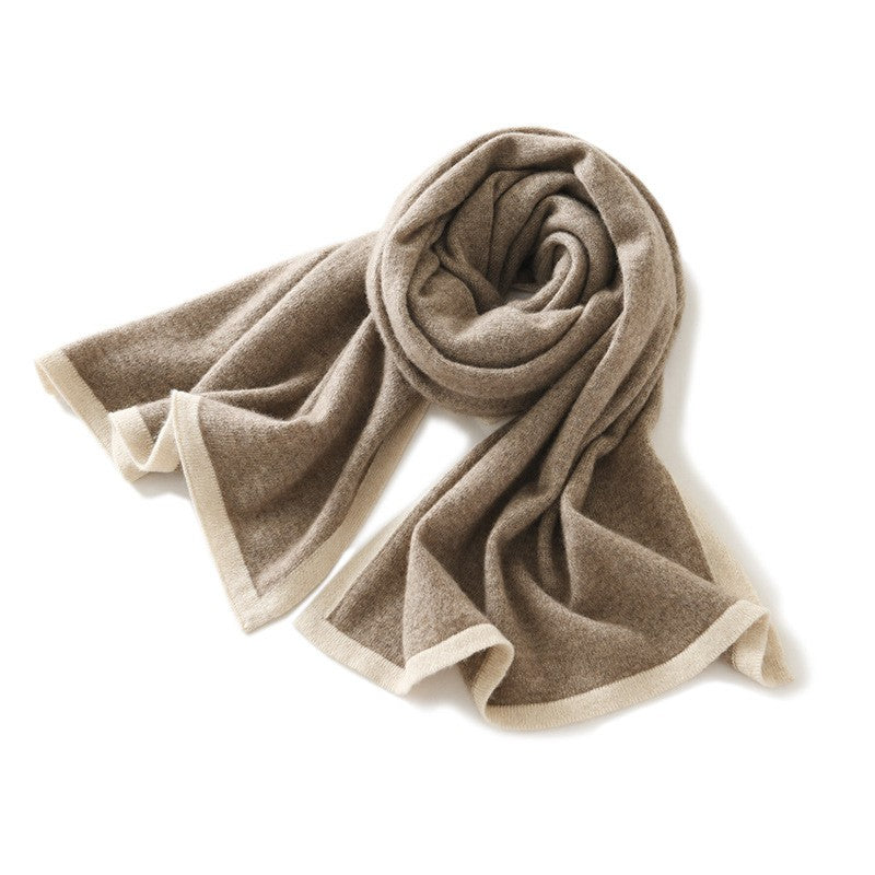 Seraphine Colorblock Cashmere Scarf