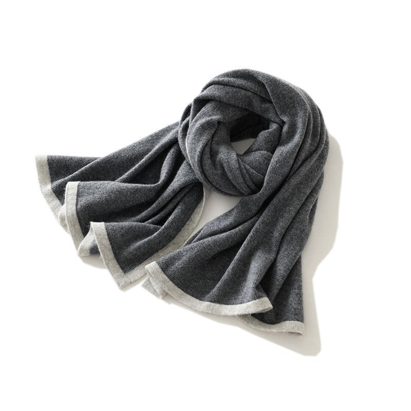 Seraphine Colorblock Cashmere Scarf