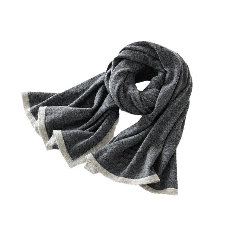 Seraphine Colorblock Cashmere Scarf